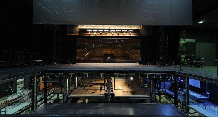 escenario con plataformas